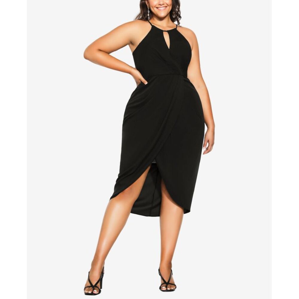 City Chic Trendy Plus Size Love Story Midi Dress